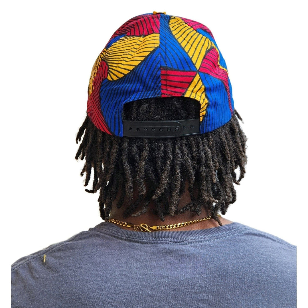 Ashon: Ankara/African Wax Print Unisex Snapback Baseball Cap