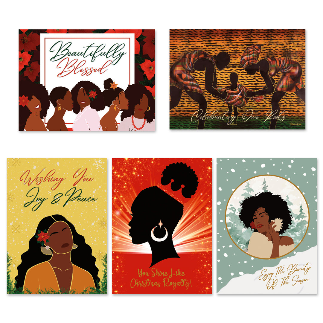 Assorted Set #8: African American Christmas Card Box Set