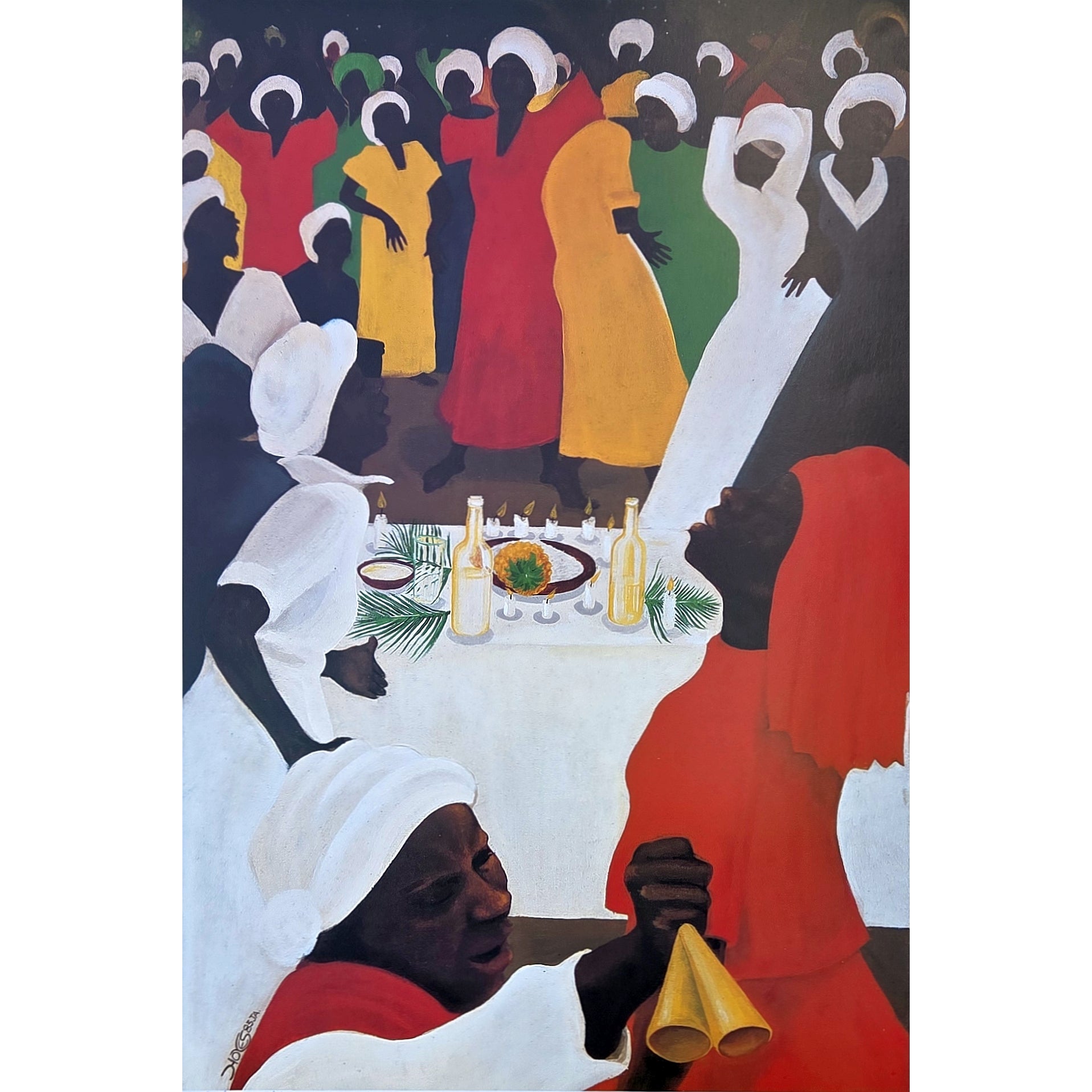 Uptown, Downtown by Ernie Barnes – The Black Art Depot