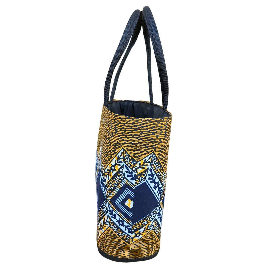 Aubrey: Authentic African Malagasy Tote Bag
