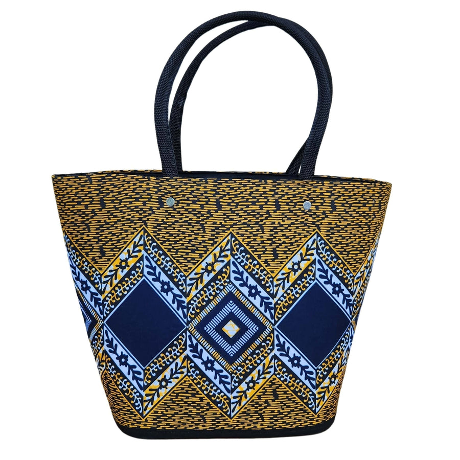 Aubrey: Authentic African Malagasy Tote Bag