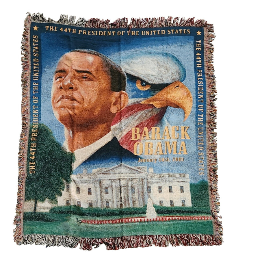 President Obama Tapestry Throw Blanket-Tapestry Throw-Aaron and Alan Hicks-The Black Art Depot