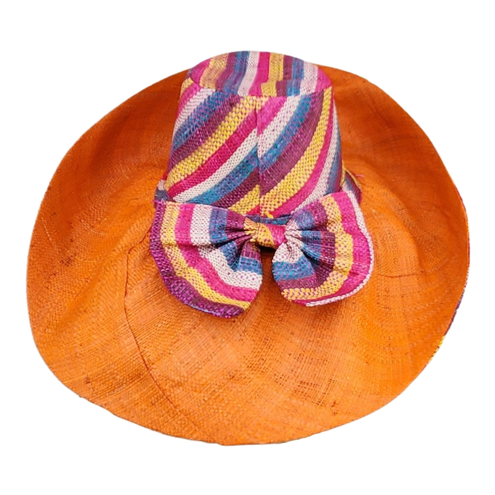Baron: Authentic Hand Woven Madagascar Big Brim Raffia Sun Hat