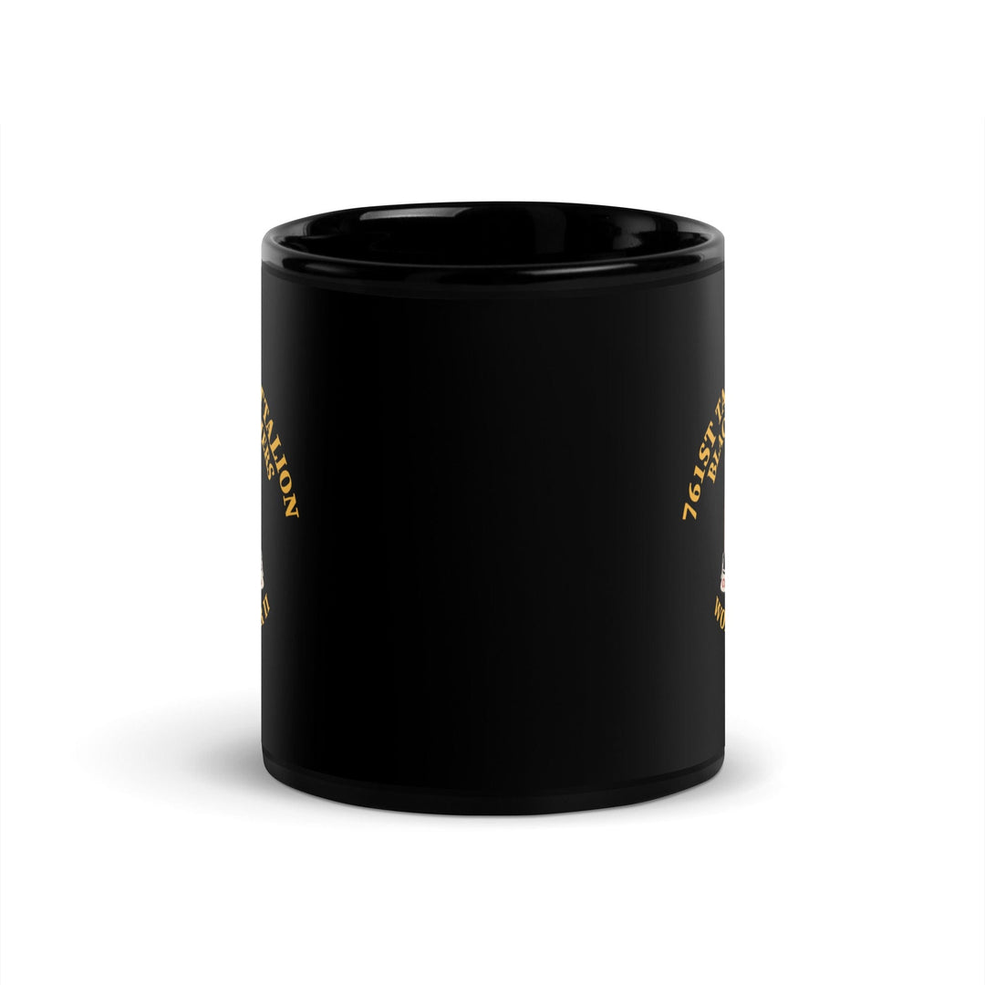 761st Tank Battalion Black Panthers ceramic mug with unit emblem and WWII motto (Front Mug, 11 Ounce)