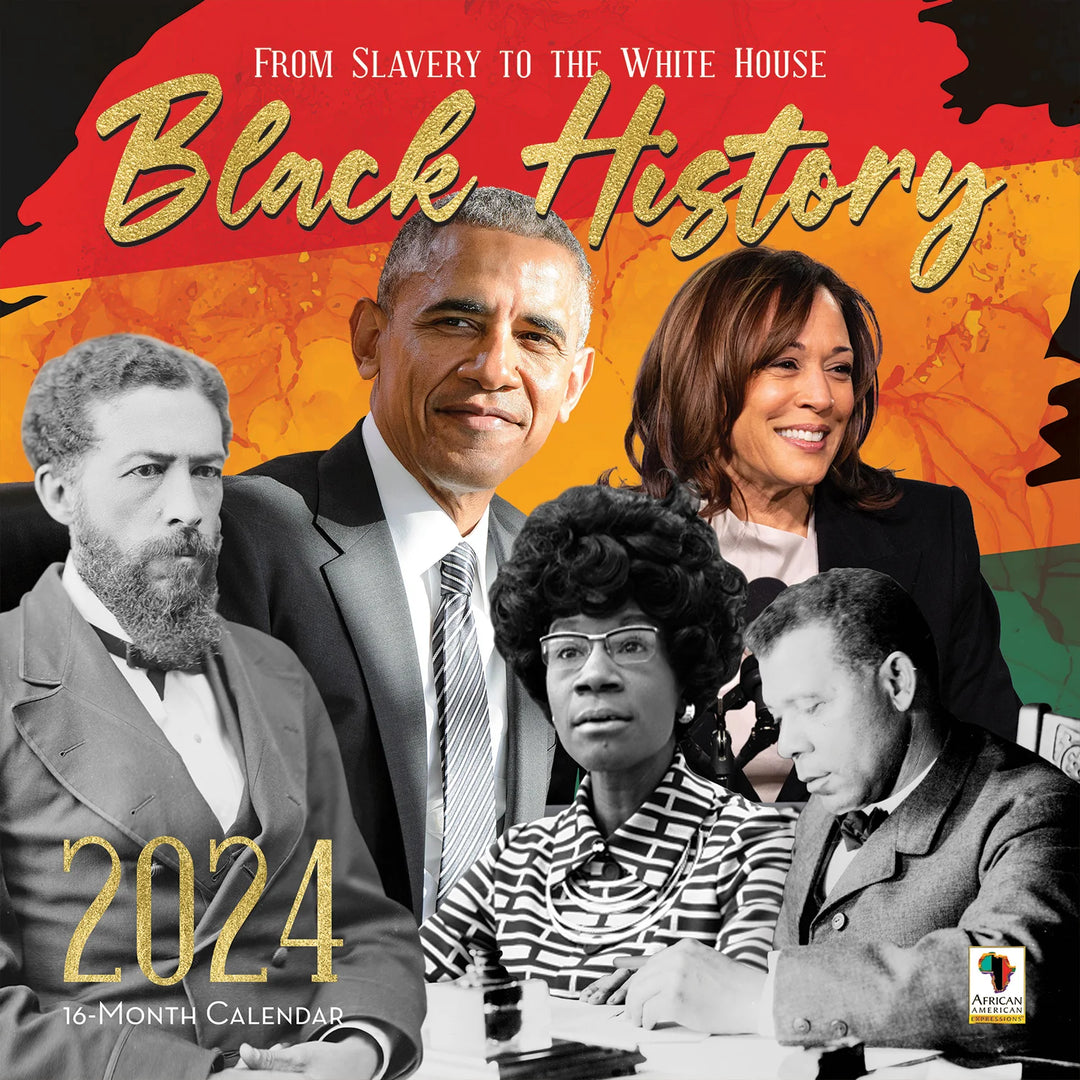 From Slavery to the White House: 2024 Black History Wall Calendar