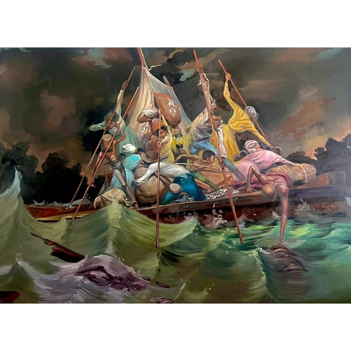 Black Moon Rising by Frank Morrison | The Journey to Freedom – The