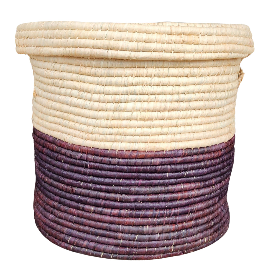 Chinira: Authentic Hand Woven Raffia Madagascar Baskets (Individual)