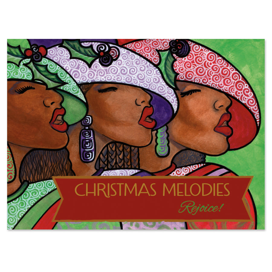 Christmas Melodies by Pamela Hills: African American Christmas Card Box Set