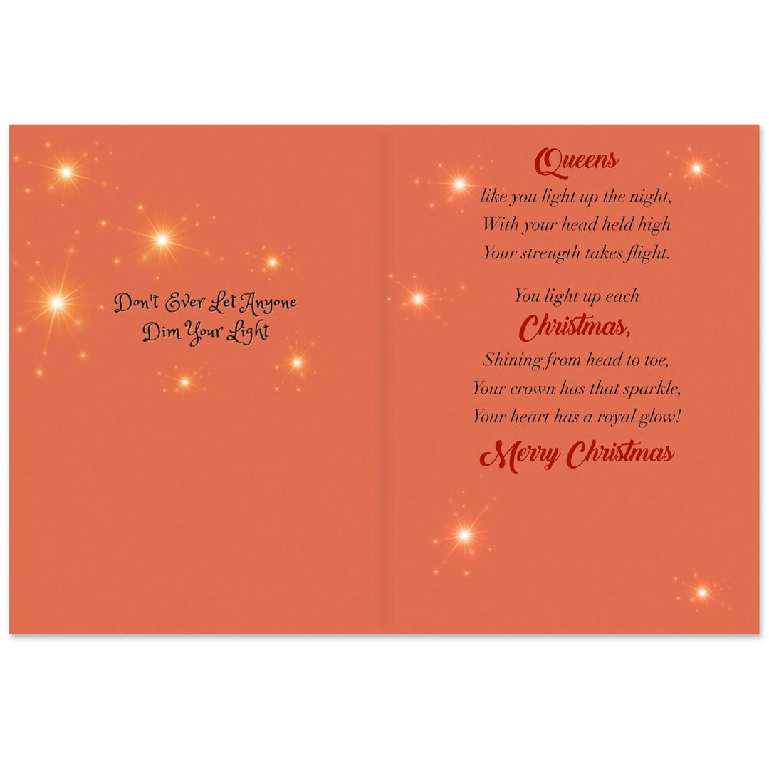 Christmas Royalty: African American Christmas Card Box Set (Inside)