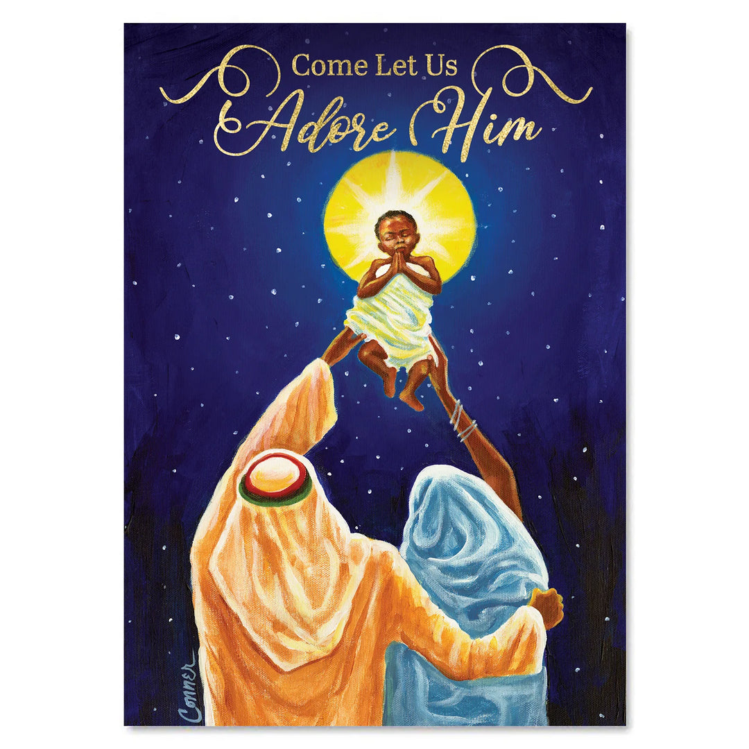Come Let Us Adore Him: African American Christmas Card Box Set