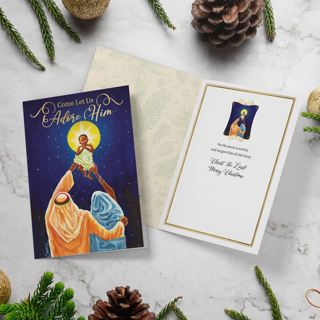 Come Let Us Adore Him: African American Christmas Card Box Set (Lifestyle)
