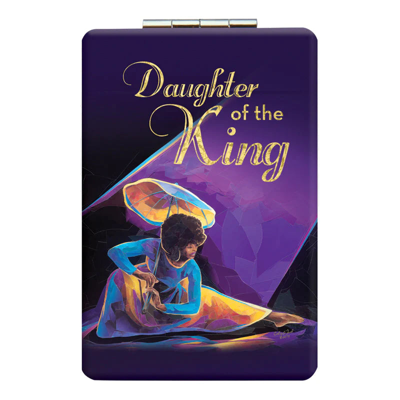 Daughter of the King by Carl Crawford: African American Pocket/Compact Mirror