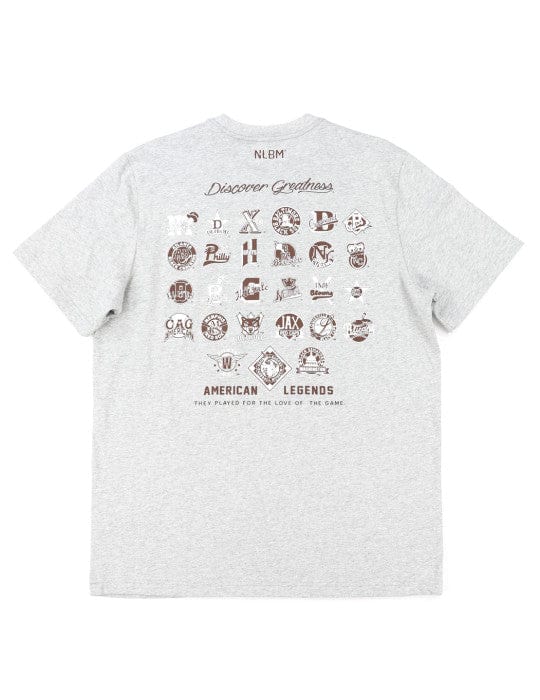 Discover Greatness: Negro Leagues Baseball Commemorative Short Sleeve T-Shirt (Rear)