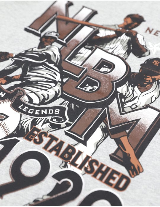 Discover Greatness: Negro Leagues Baseball Commemorative Short Sleeve T-Shirt (Front Detail)