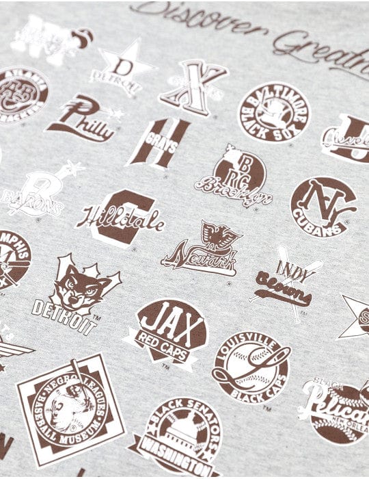 Discover Greatness: Negro Leagues Baseball Commemorative Short Sleeve T-Shirt (Rear Detail)