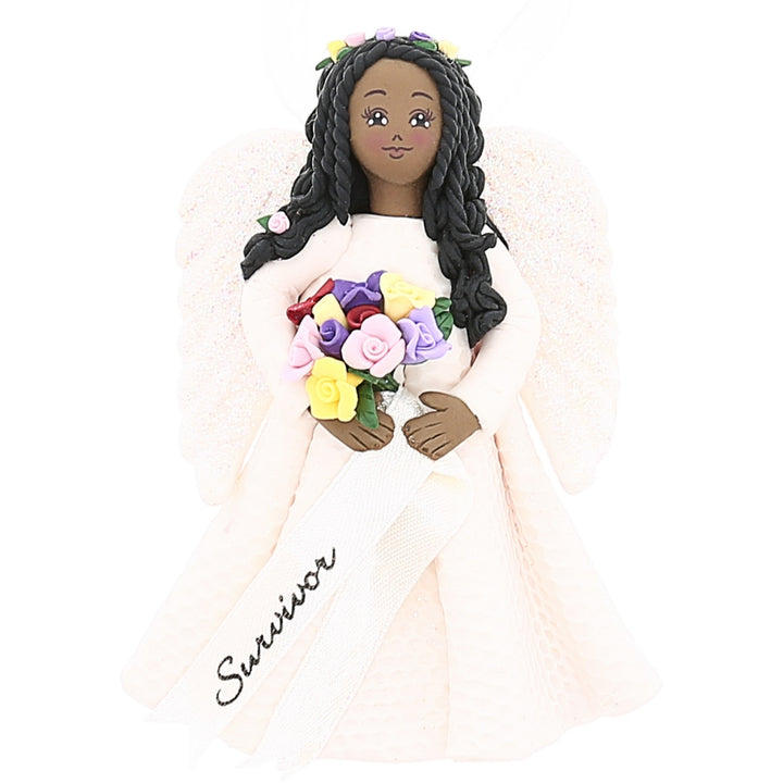 African American Survivor Angel Ornament by Pavilion Gifts (Someone Special Collection)