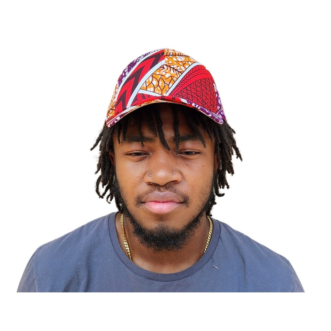 Enam: Ankara/African Wax Print Unisex Snapback Baseball Cap