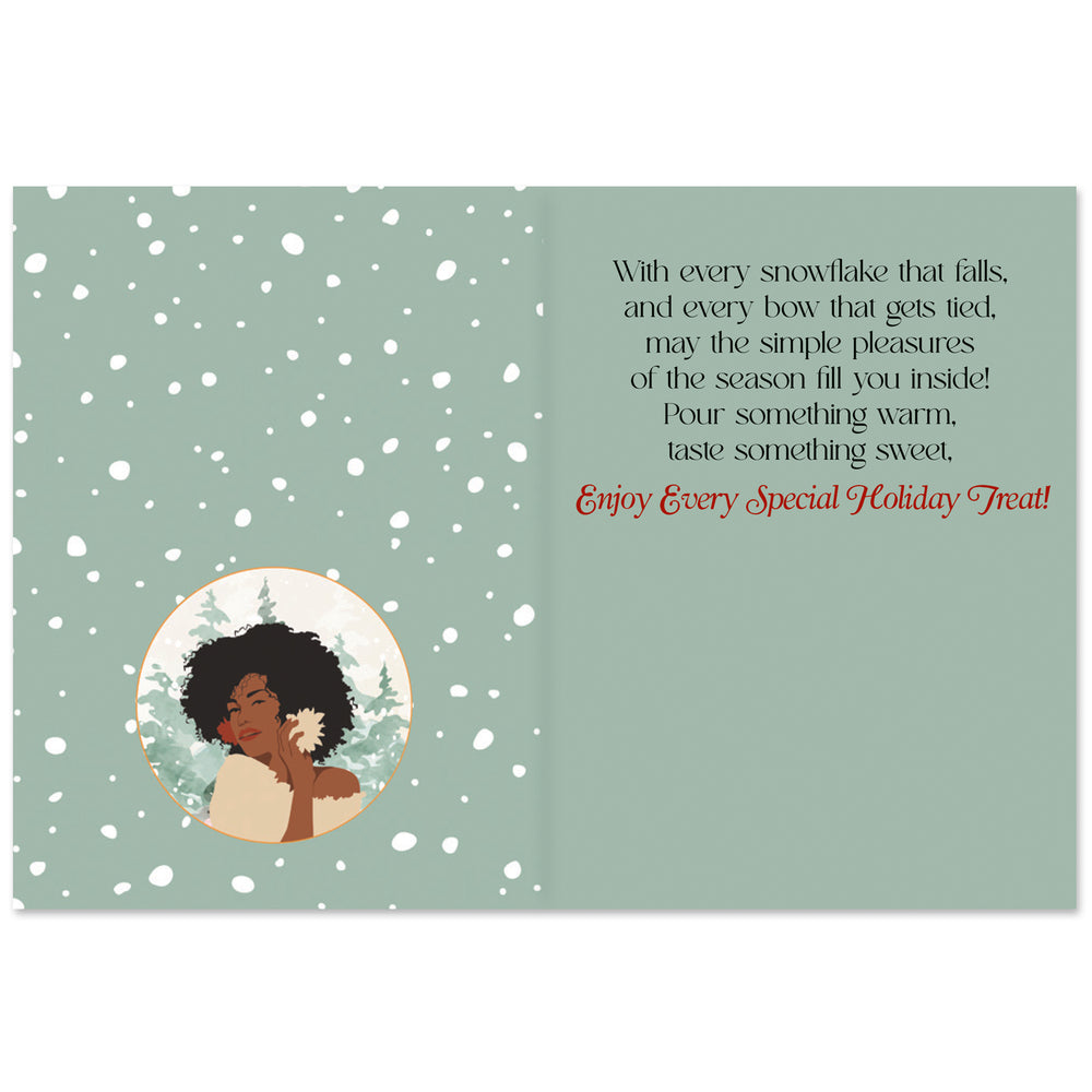 Enjoy the Beauty of the Season: African American Christmas Card Box Set (Inside)