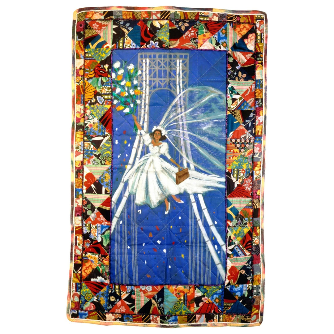 Faith Ringgold Boxed Notecard Set: Sunflower Quilting Bee (Card 2)