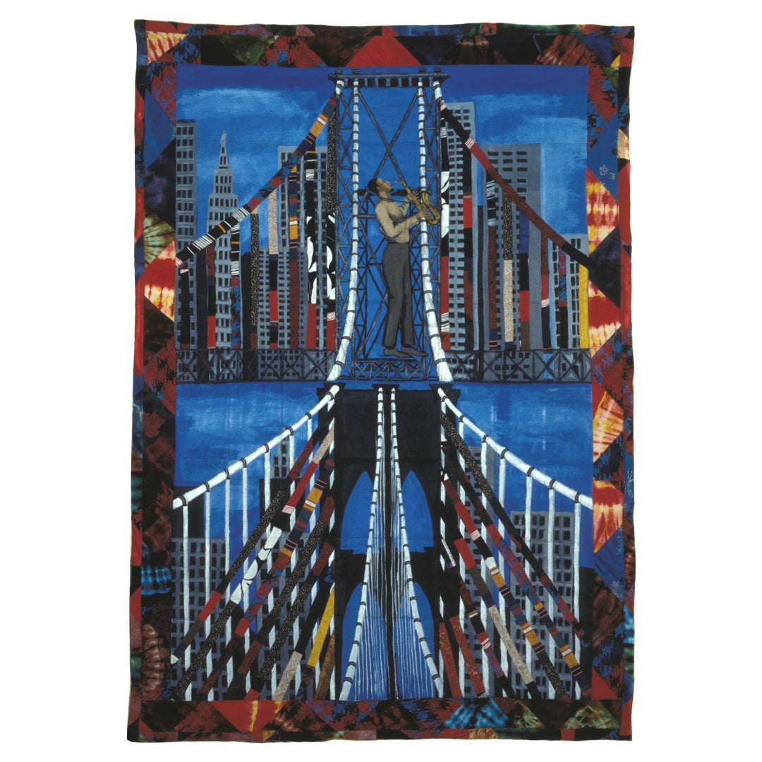 Faith Ringgold Boxed Notecard Set: Sunflower Quilting Bee (Card 4)