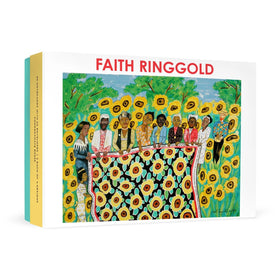 Faith Ringgold Boxed Notecard Set: Sunflower Quilting Bee (Main)