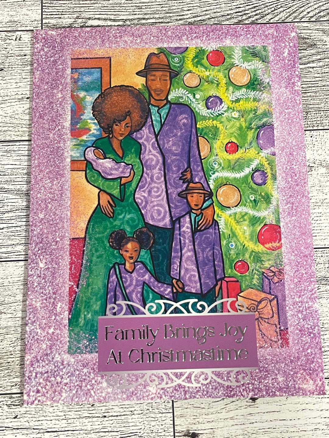 Family Brings Joy by Pamela Hills: African American Christmas Card Box Set