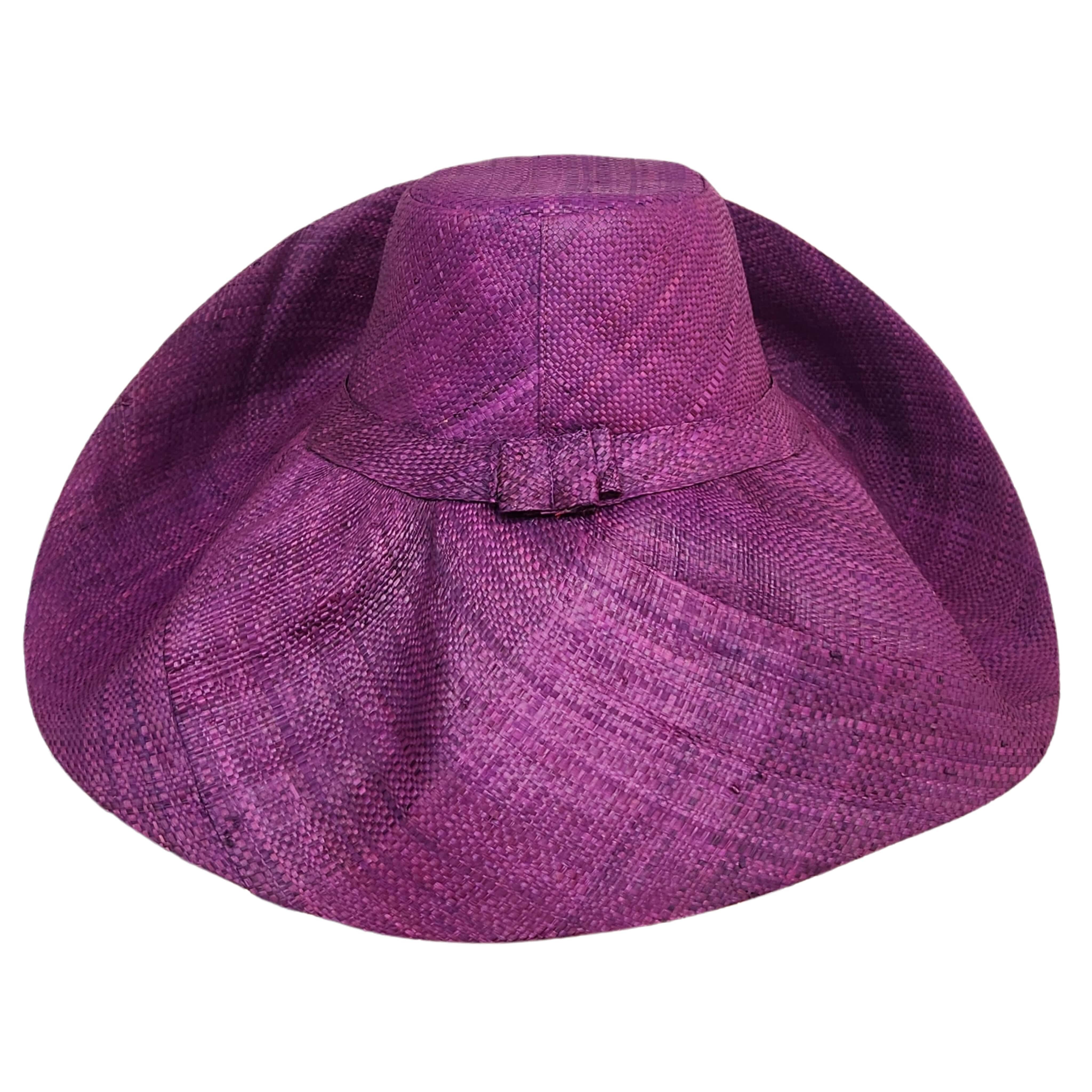 Abagbe: Hand Made Black and Natural Madagascar Big Brim Raffia Sun Hat –  The Black Art Depot