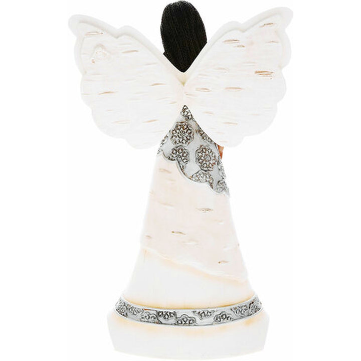 Friends Angel Figurine: Ebony Elements Collection by Pavilion Gifts (Rear)