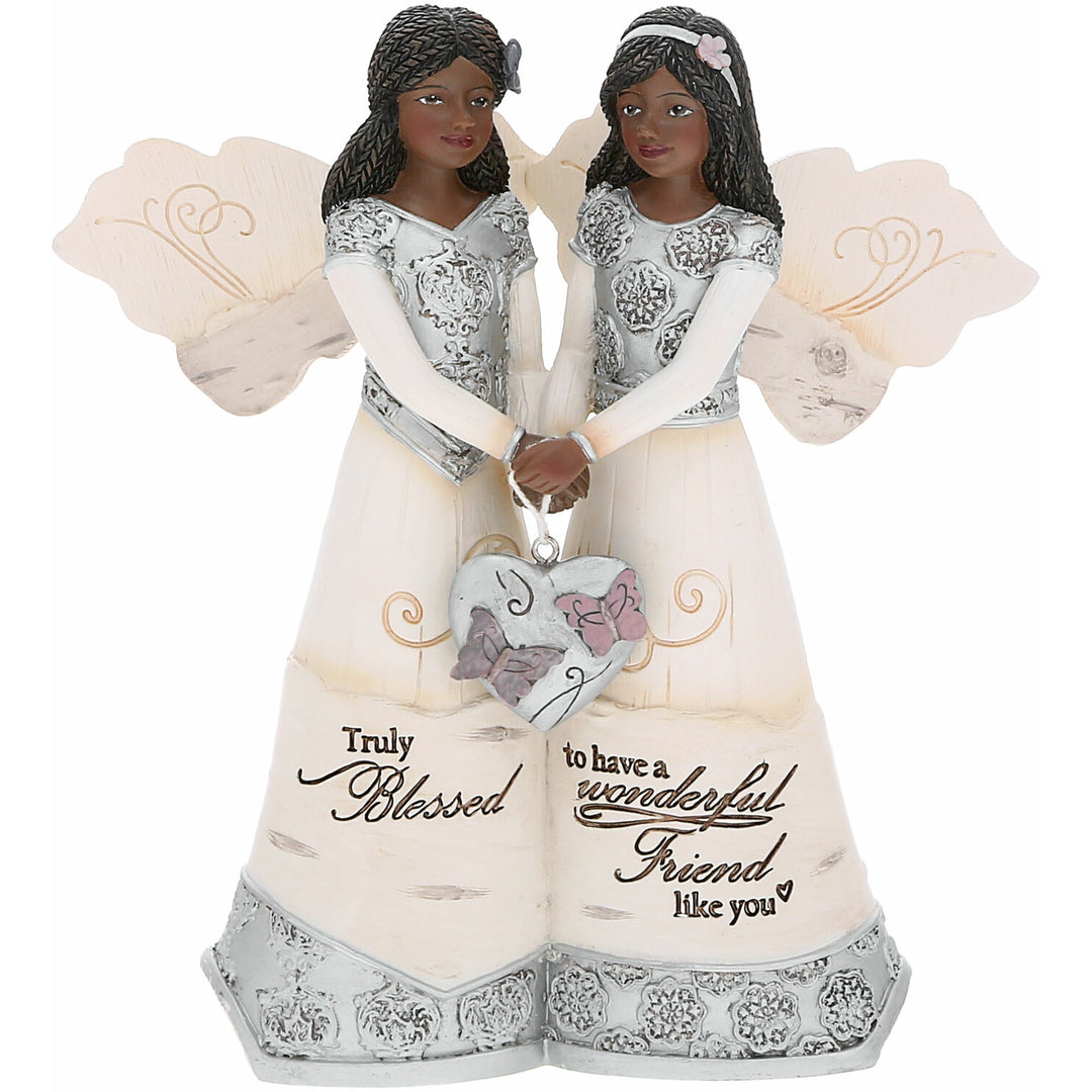 Friendship Angels: African American Figurine by Pavilion Gifts (Ebony Elements Collection)