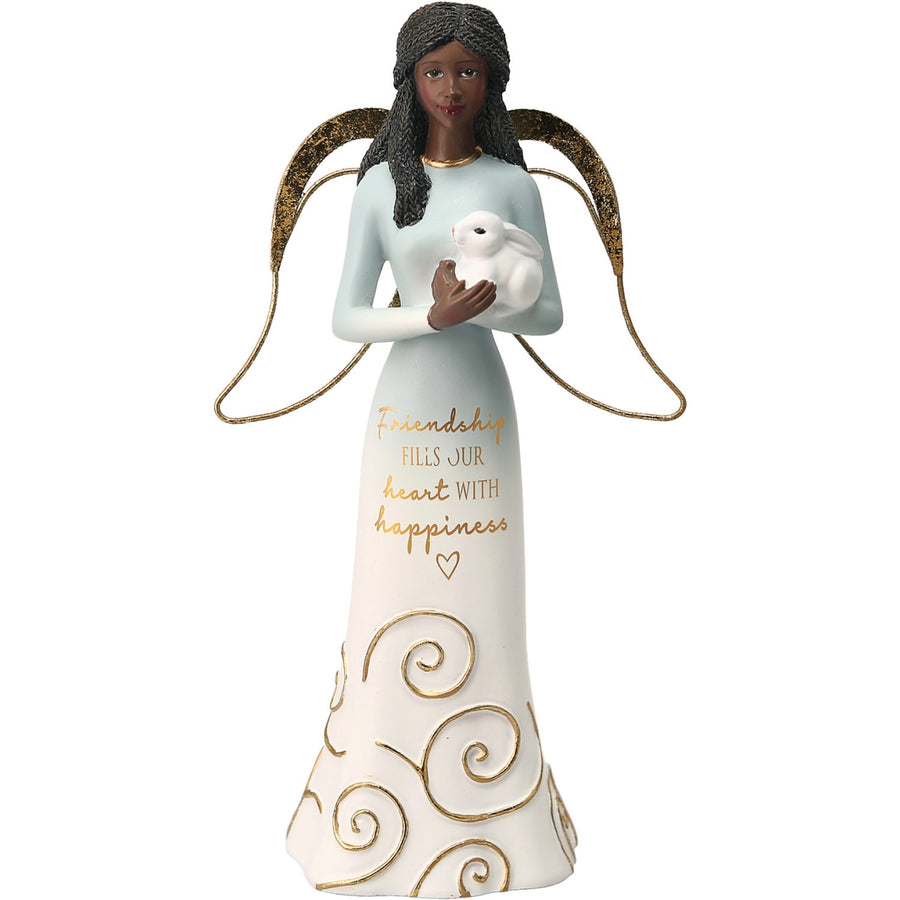 Friends Angel Figurine: Ebony Comfort Collection by Pavilion Gifts