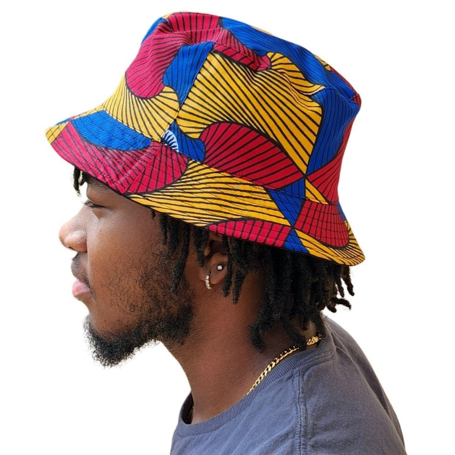 Gifty: Ankara/African Wax Print Bucket Hat