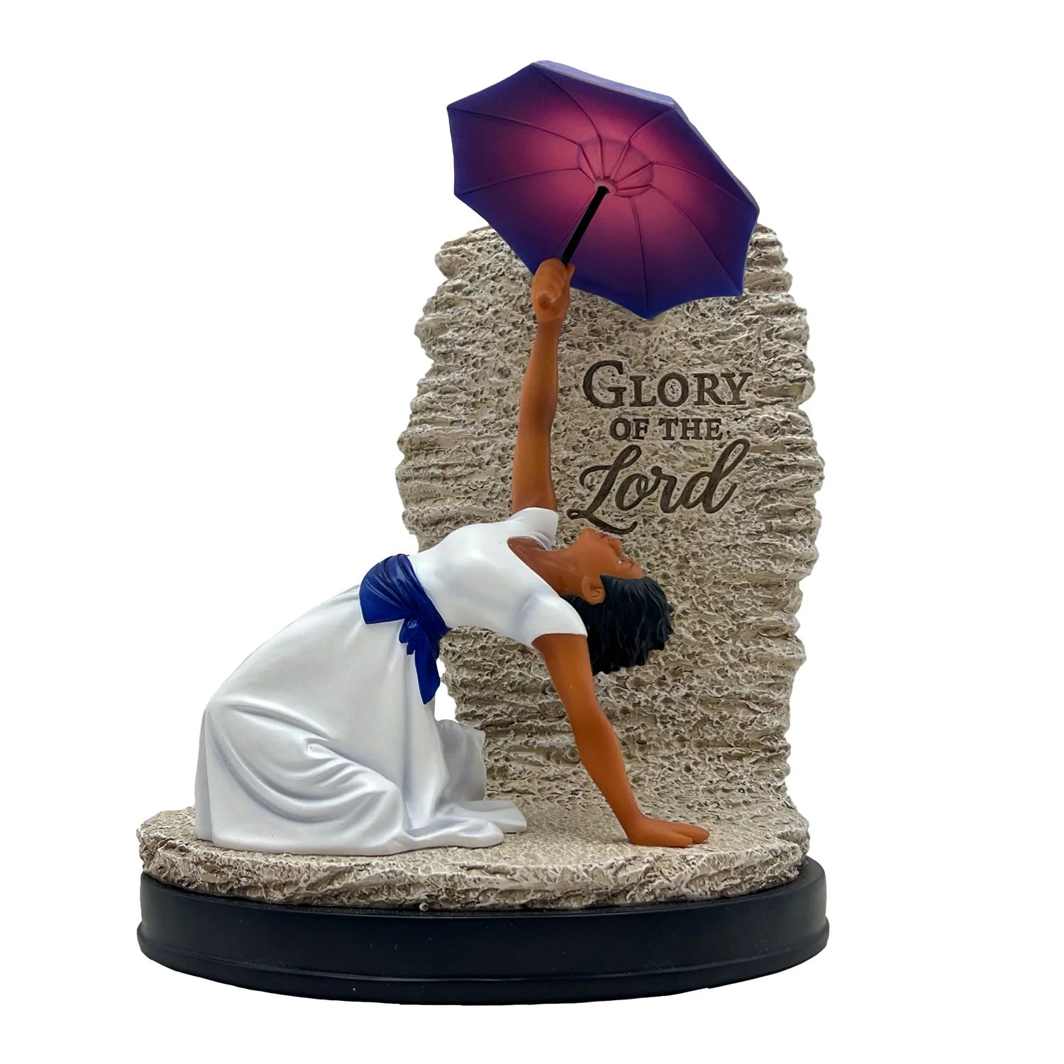 1 of 6: Glory of the Lord: African American Praise Dancer Figurine