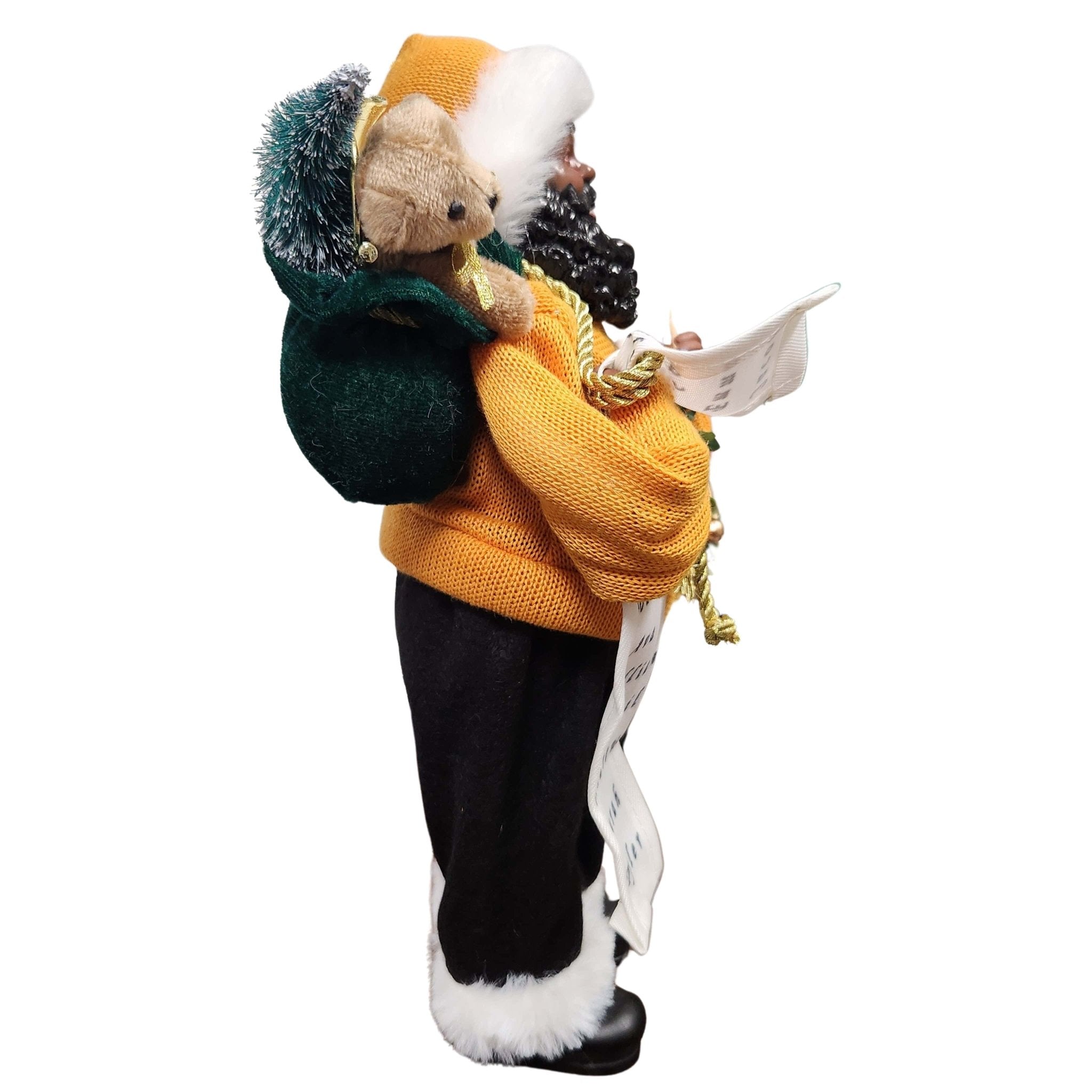Grambling State Tigers: Black Santa Claus Figurine | HBCU Xmas