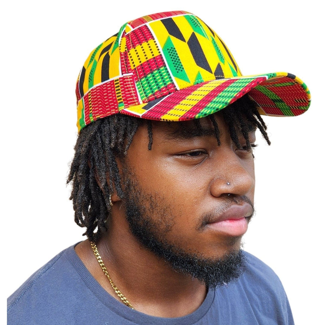 Gyasi: Ankara/African Wax Print Unisex Snapback Baseball Cap