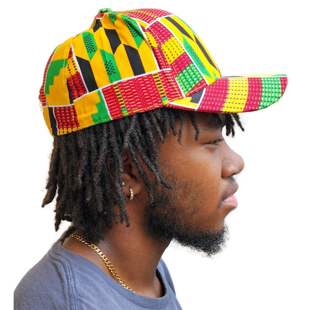 Gyasi: Ankara/African Wax Print Unisex Snapback Baseball Cap