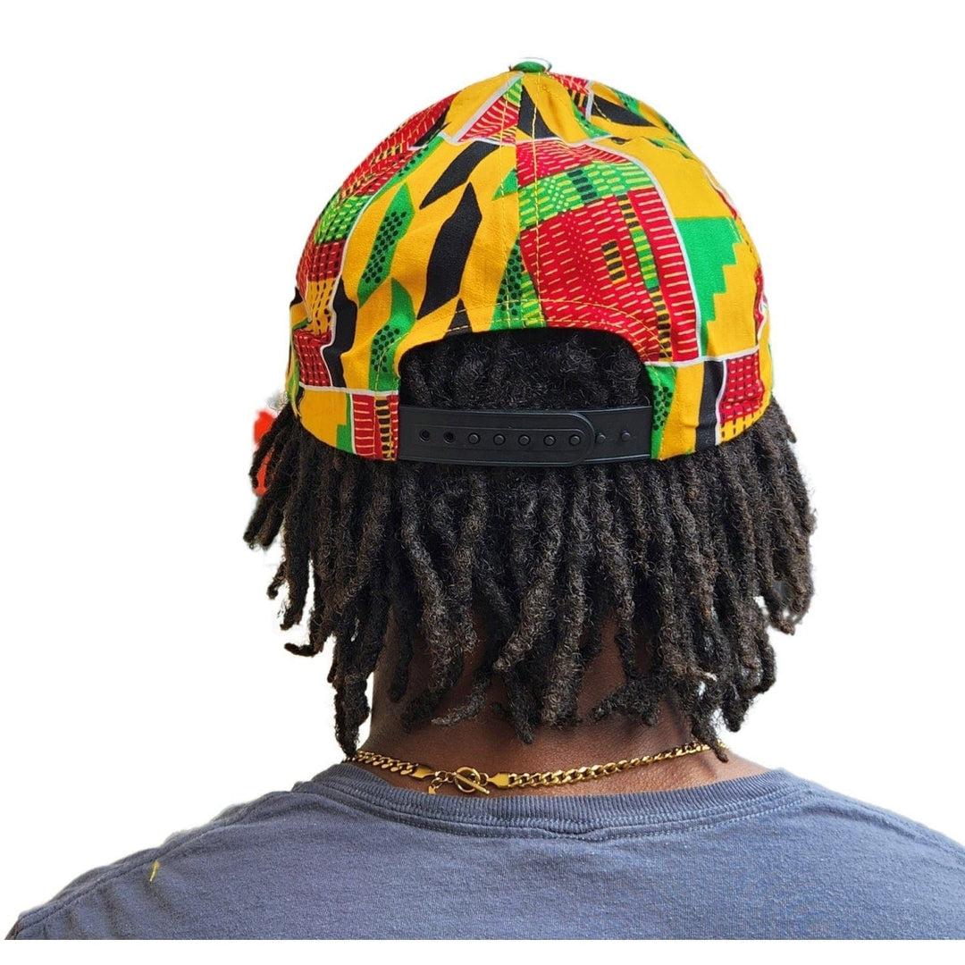 Gyasi: Ankara/African Wax Print Unisex Snapback Baseball Cap