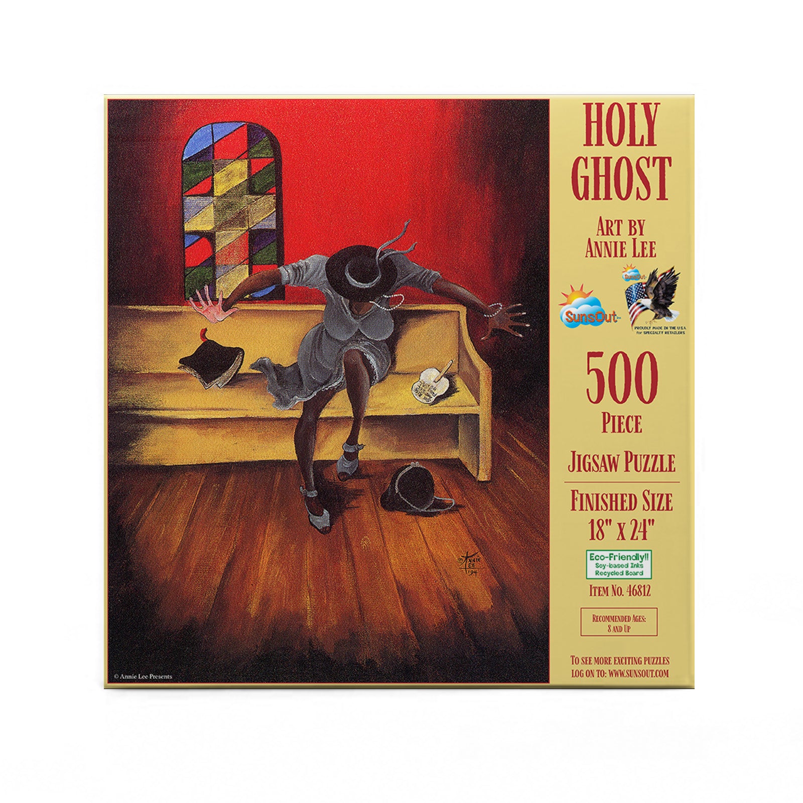1 of 3: Holy Ghost by Annie Lee: African American Jigsaw Puzzle