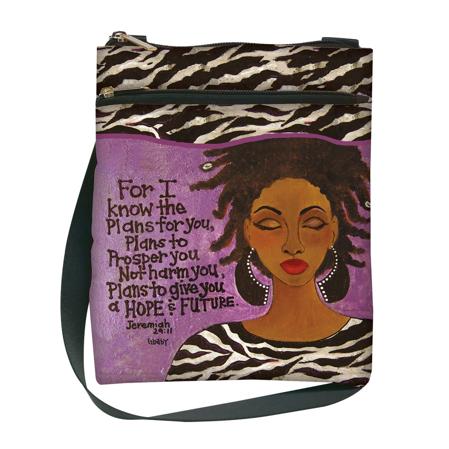 Hope and Future by Sylvia "Gbaby" Cohen: African American Crossbody Travel Purse 
