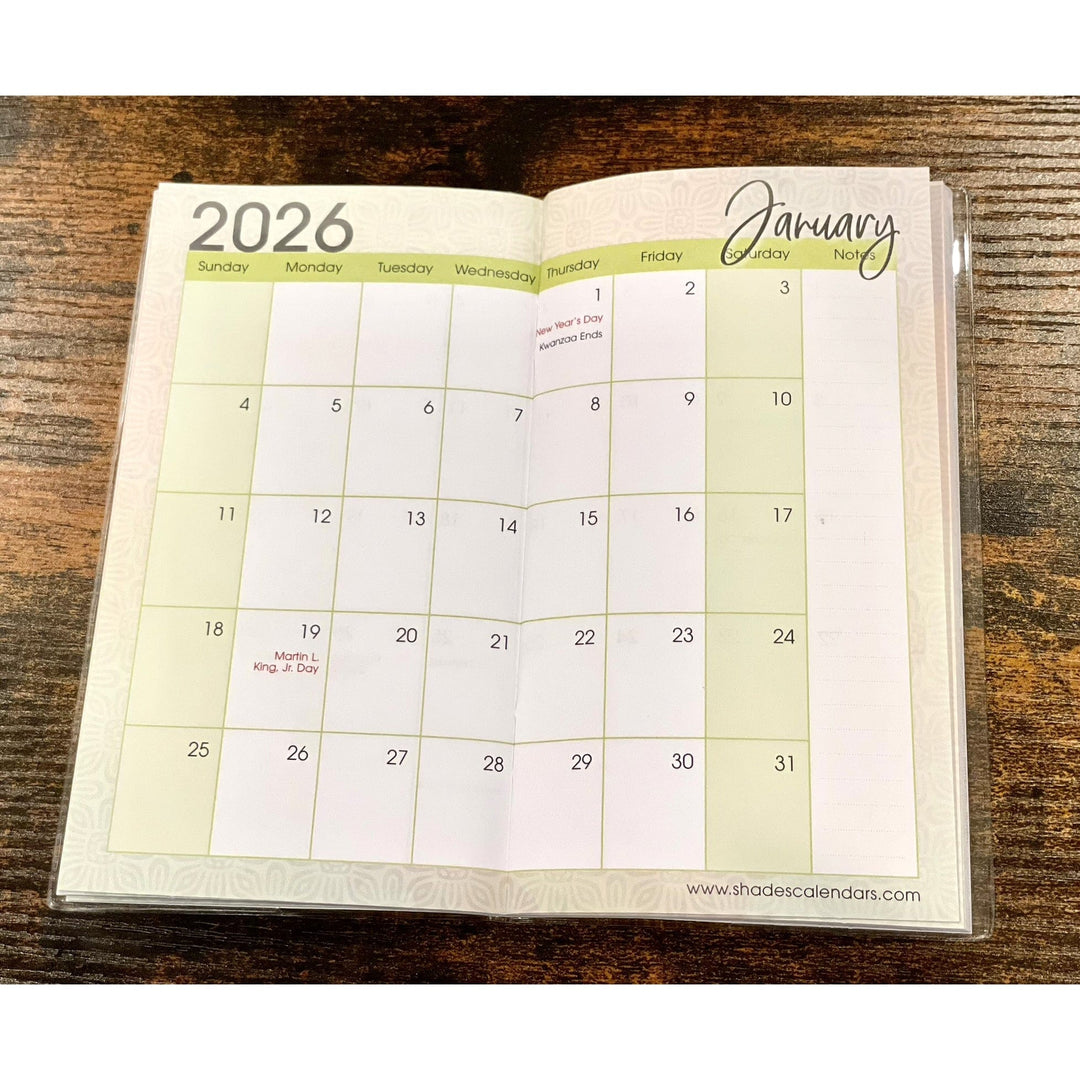 I Am Divine by Sylvia "Gbaby" Cohen: African American 2025-2026 Checkbook Planner (Calendar View 2)