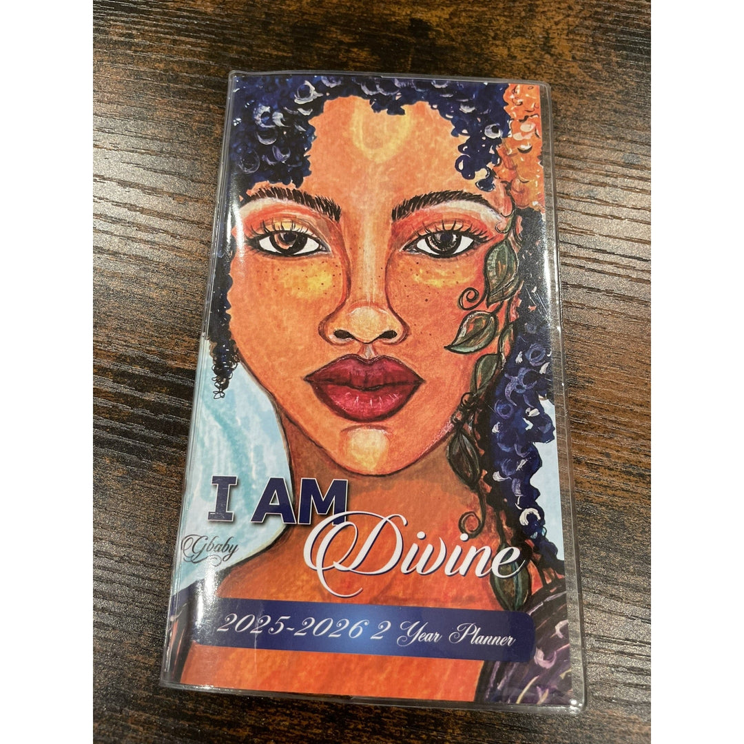 I Am Divine by Sylvia "Gbaby" Cohen: African American 2025-2026 Checkbook Planner  (Lifestyle 2)
