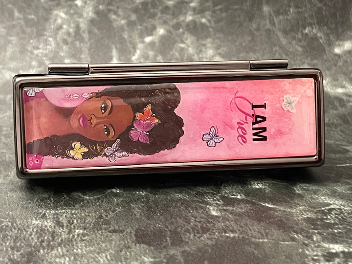 I Am Free by Sylvia "Gbaby" Cohen: African American Lipstick Mirror Case