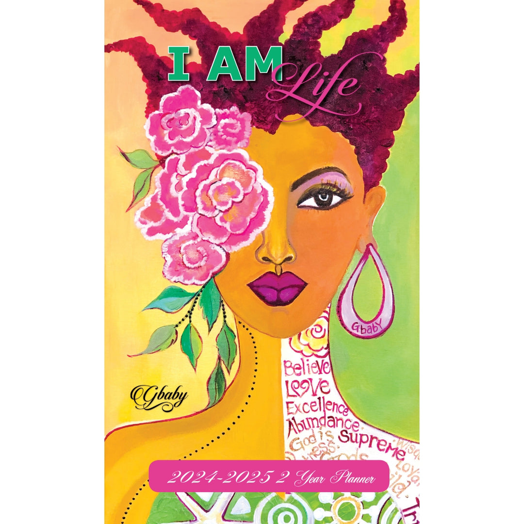 I Am Life by Sylvia "Gbaby" Cohen: Two Year African American Pocket Calendar/Planner (2024-2025)