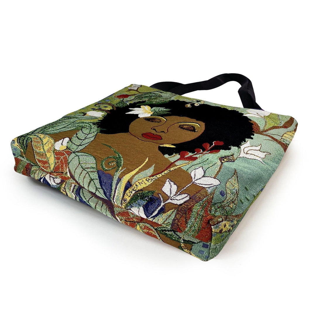 I am Life: African American Woven Tote Bag by GBaby (Main 2)