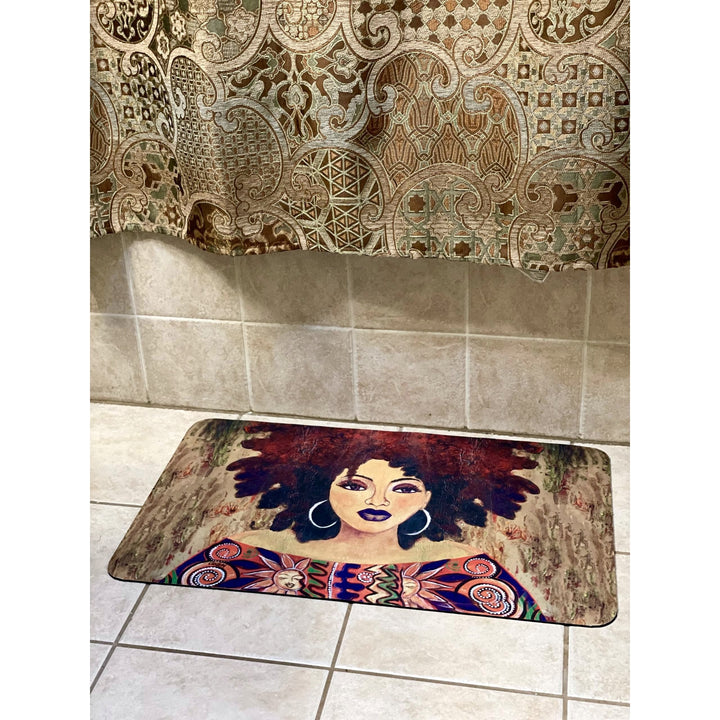 I Am Marvelously Made by Sylvia "Gbaby" Cohen: African American Interior Floor Mat