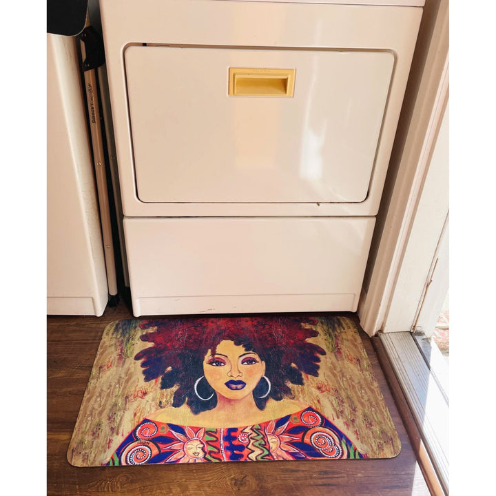 I Am Marvelously Made by Sylvia "Gbaby" Cohen: African American Interior Floor Mat