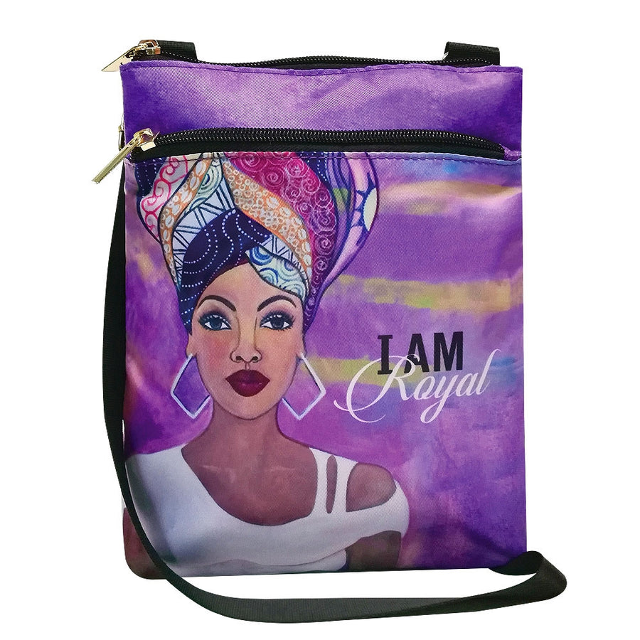 I am Royal: African American Travel Purse by Sylvia "Gbaby" Cohen