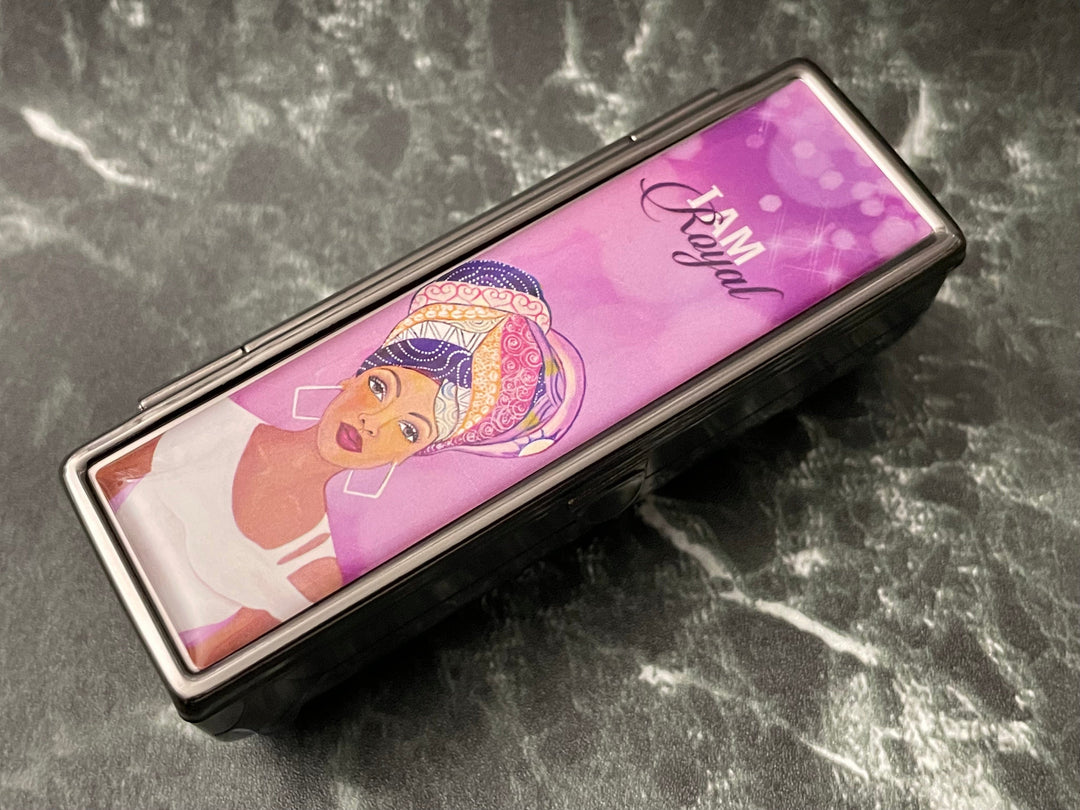 I Am Royal by Sylvia "Gbaby" Cohen: African American Lipstick Mirror Case