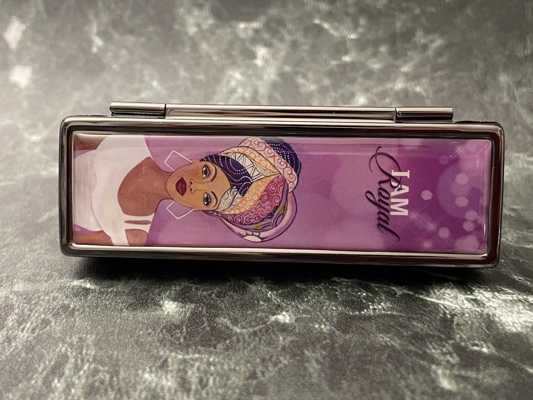 I Am Royal by Sylvia "Gbaby" Cohen: African American Lipstick Mirror Case