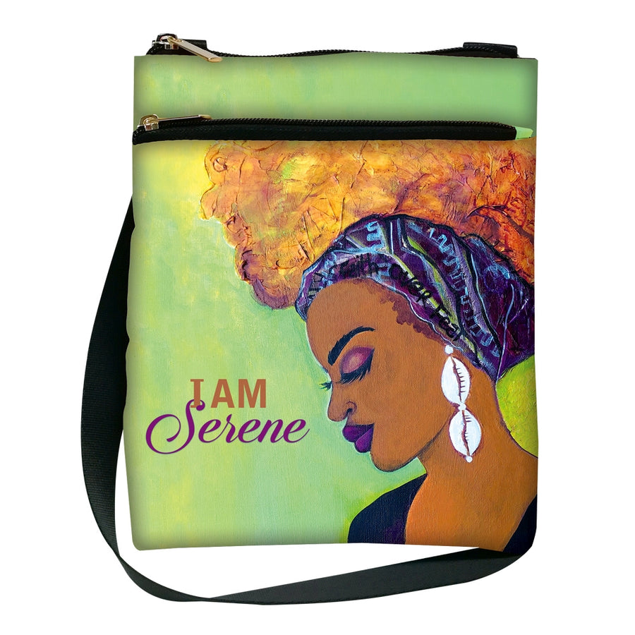 I am Serene: African American Travel Purse by Sylvia "Gbaby" Cohen