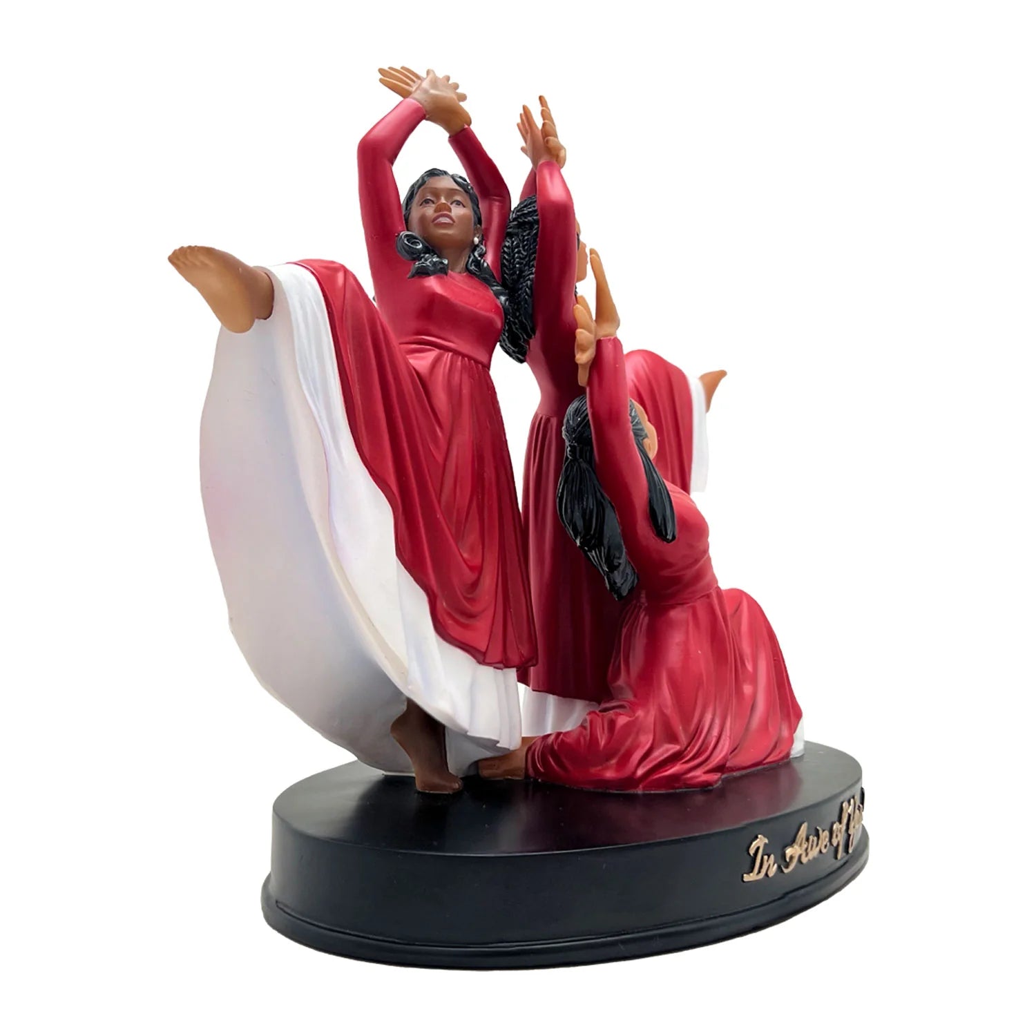 3 of 25: In Awe of You: African American Praise Dancer Figurine (Diva Edition)